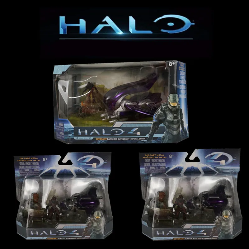 

Action Figures HALO 4 Diecast Vehicles Desktop Ornaments Collection Dolls Collections Model Children Toys
