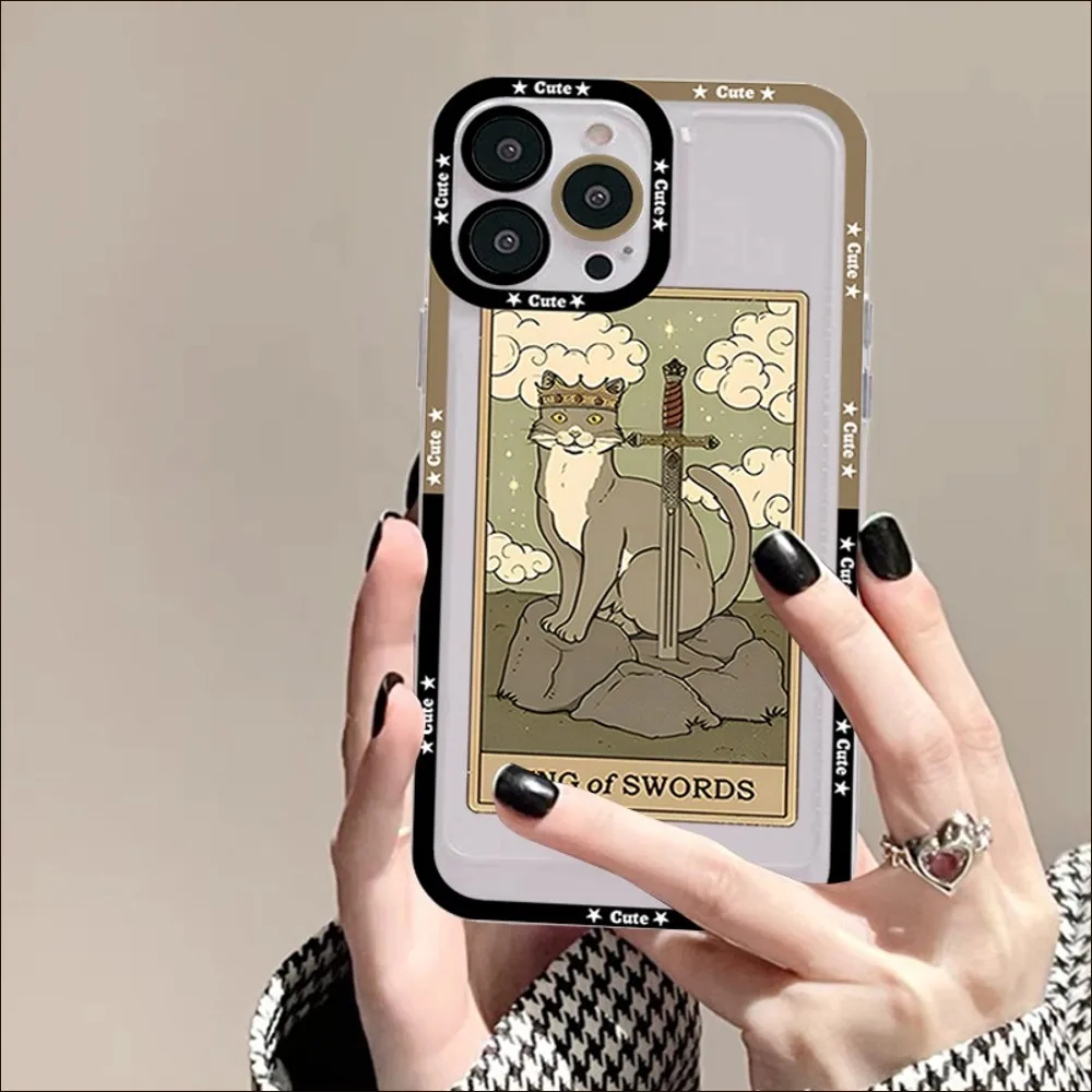 Чехол для телефона Witches Moon Tarot Mystery Totem Cat Redmi 7 8 9 A Note 5 10 11 Pro Max 4G 5G Funfas