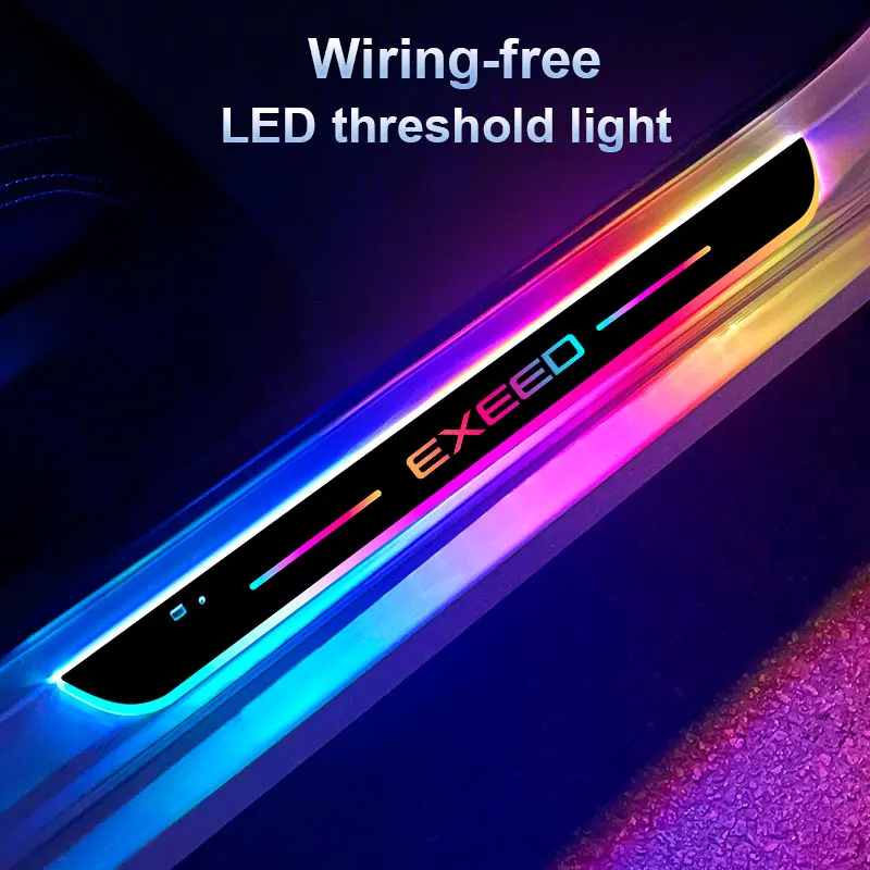 

Car door Sill light logo Projector lamp Power Moving LED Welcome Pedal For Chery Tiggo 7 Pro 8 Pro Exeed Tiggo 2 3x Arrizo 5 Pro