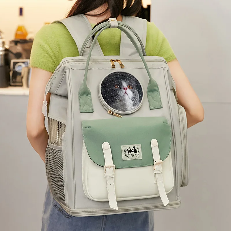 

Portable Pet Bag Breathable Cat Backpack Carrier with Mesh Window Dog Carrier for Puppy