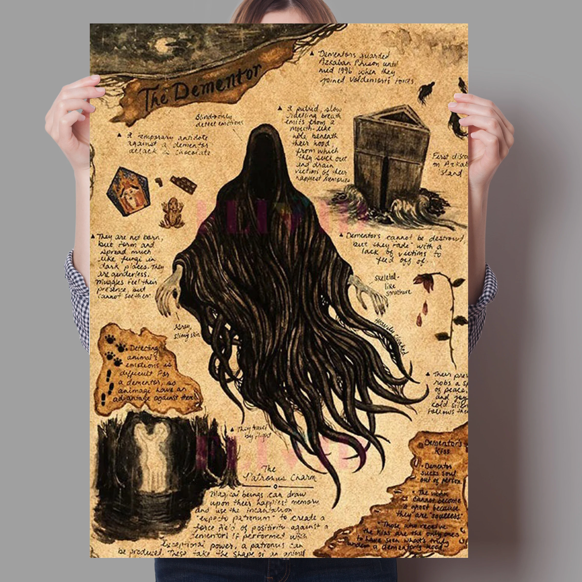 Винтажная Декоративная Настенная картина в виде дракона |