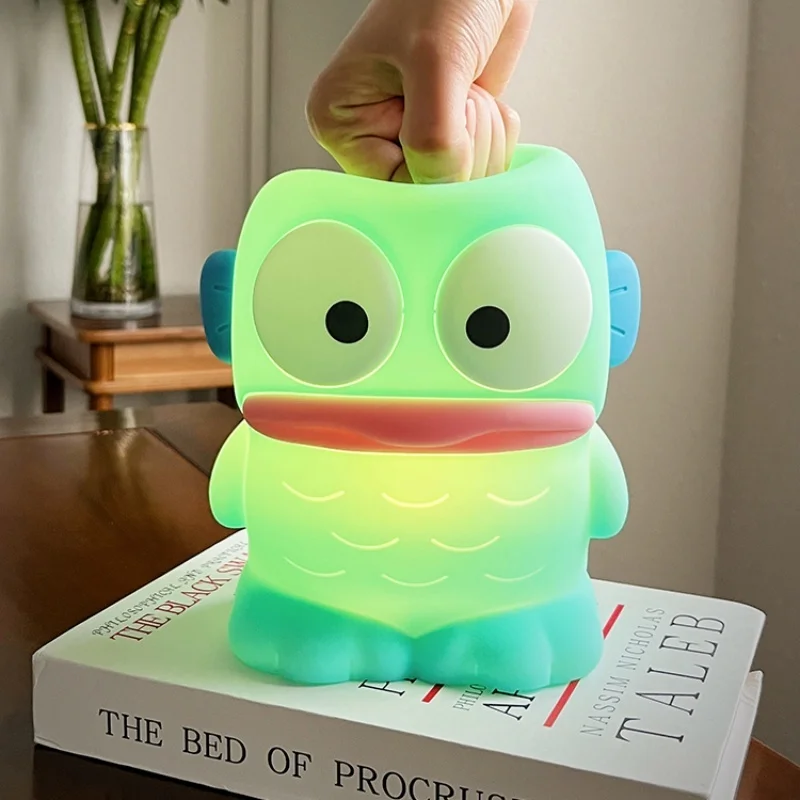 Новинка ночник Sanrio Hangyodon клоун рыба Hanton Pat светильник Милая Ночная лампа с