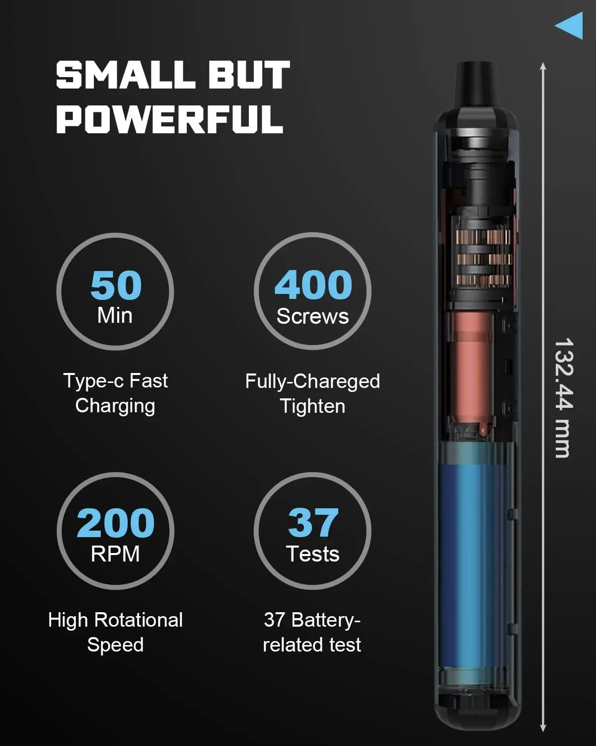 Мини-мини-прецизионный набор электрических отверток перезаряжаемая ремонтная