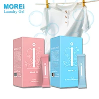 morei 30pcs fragrance laundry gel 180ml portable washing capsules powder travel home cleaning cloth stain remover detergent