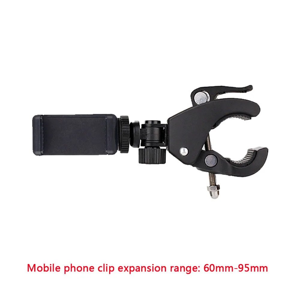Universal 360° Mobile Phone Mount Holder Stand 360 Degree Rotation Tripod Monopod Clamp Clip For Webcam Live Video Chat Photos