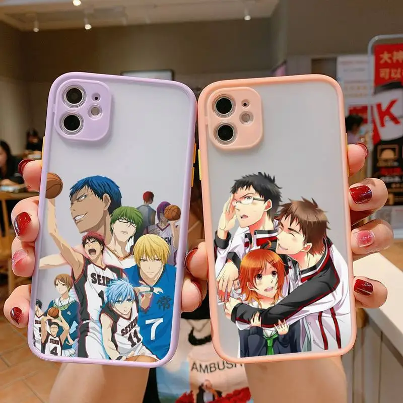 

Kuroko No Basket Anime Phone Case for iPhone 11 12 13 mini pro XS MAX 8 7 6 6S Plus X 5S SE 2020 XR case