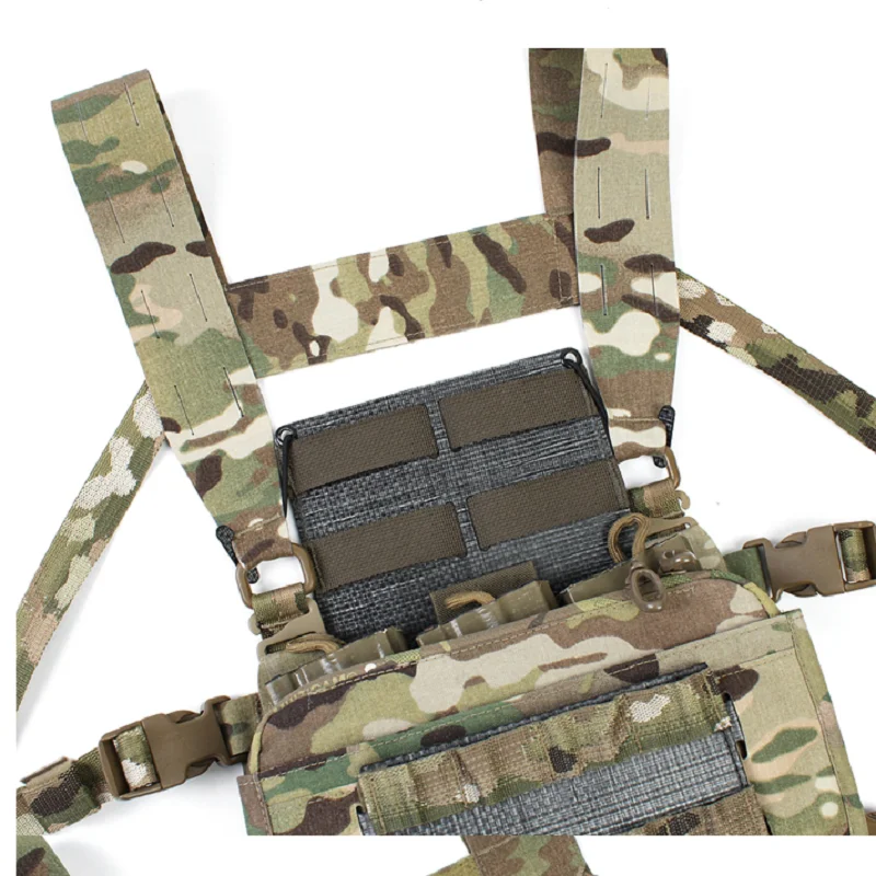 

Sports Tactical Vest ATAK MOLLE Chest Hanging Chest Extension Board MK4 D3CRM Fiber Composite Camouflage