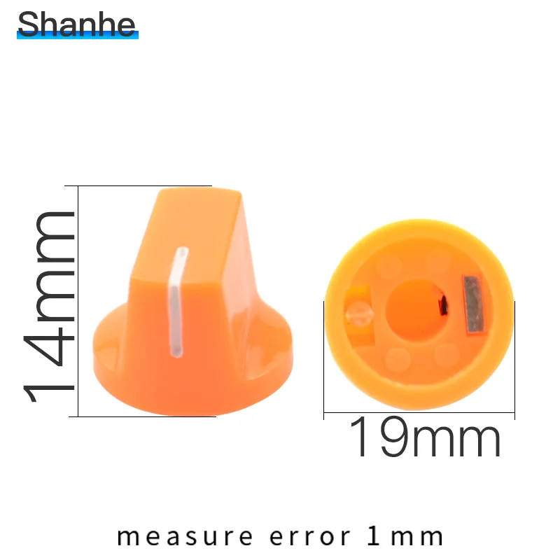 Рукоятка потенциометра вала диаметром 6 мм для горшков