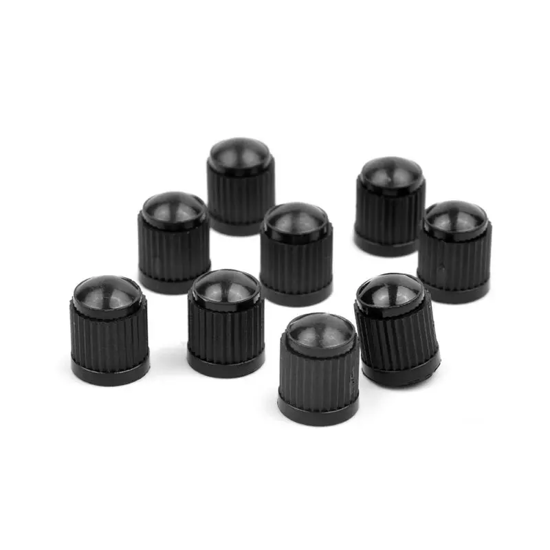 

Motorcycles Tire Valve Cap Plastic Replacement Bicycles Cover For Car Truck Bike Stem Wheel 100pcs Air Black New