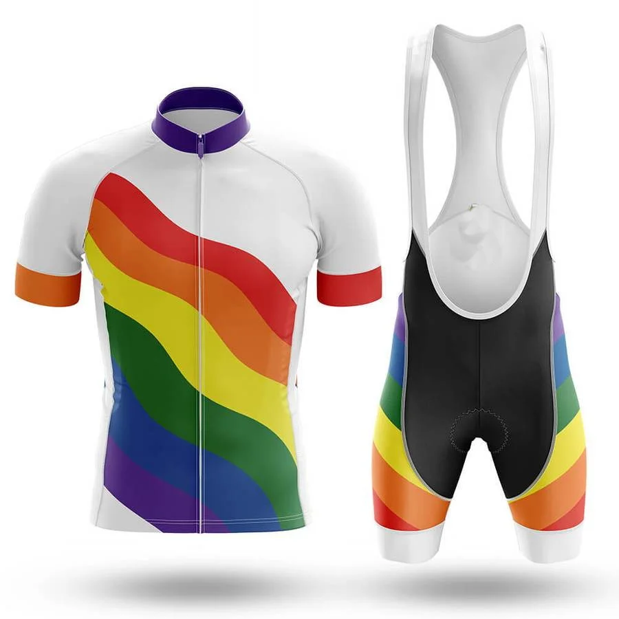 

LASER CUT Ride With Pride SHORT SLEEVE CYCLING JERSEY SUMMER CYCLING WEAR ROPA CICLISMO+BIB SHORTS