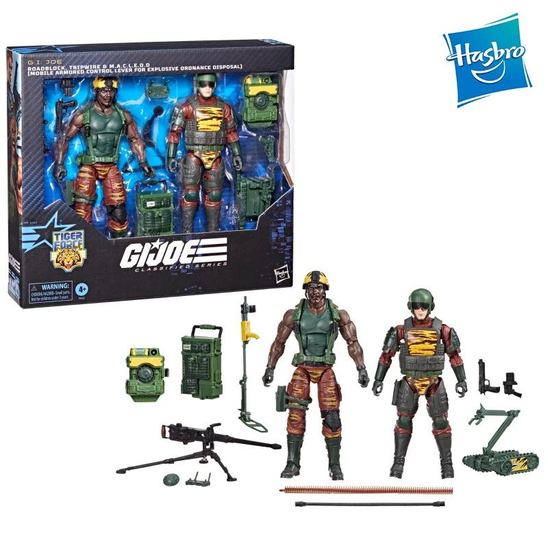 В наличии Hasbro G.I. Joe Classified Tiger Force Roadblock Tripwire M.A.C.L.E.O.D Model Kit 6-дюймовые фигурки
