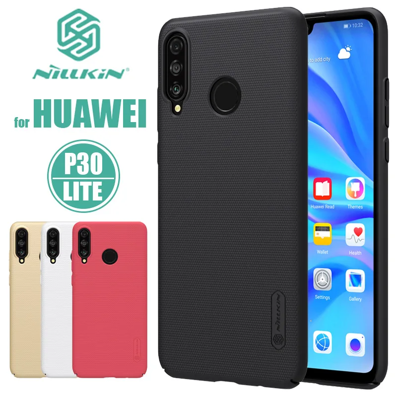 

for Huawei P30 Lite Case Nillkin Super Frosted Shield Huawei P20 Lite Nova 3E 4E Hard Back Cover for Huawei P30 Lite Phone Case