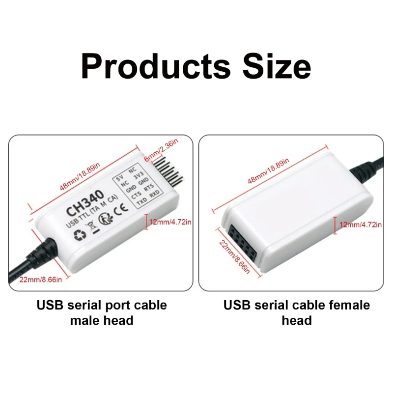 Портативные преобразователи USB в TTL UART для отладки и программирования 50–2 Мбит/с