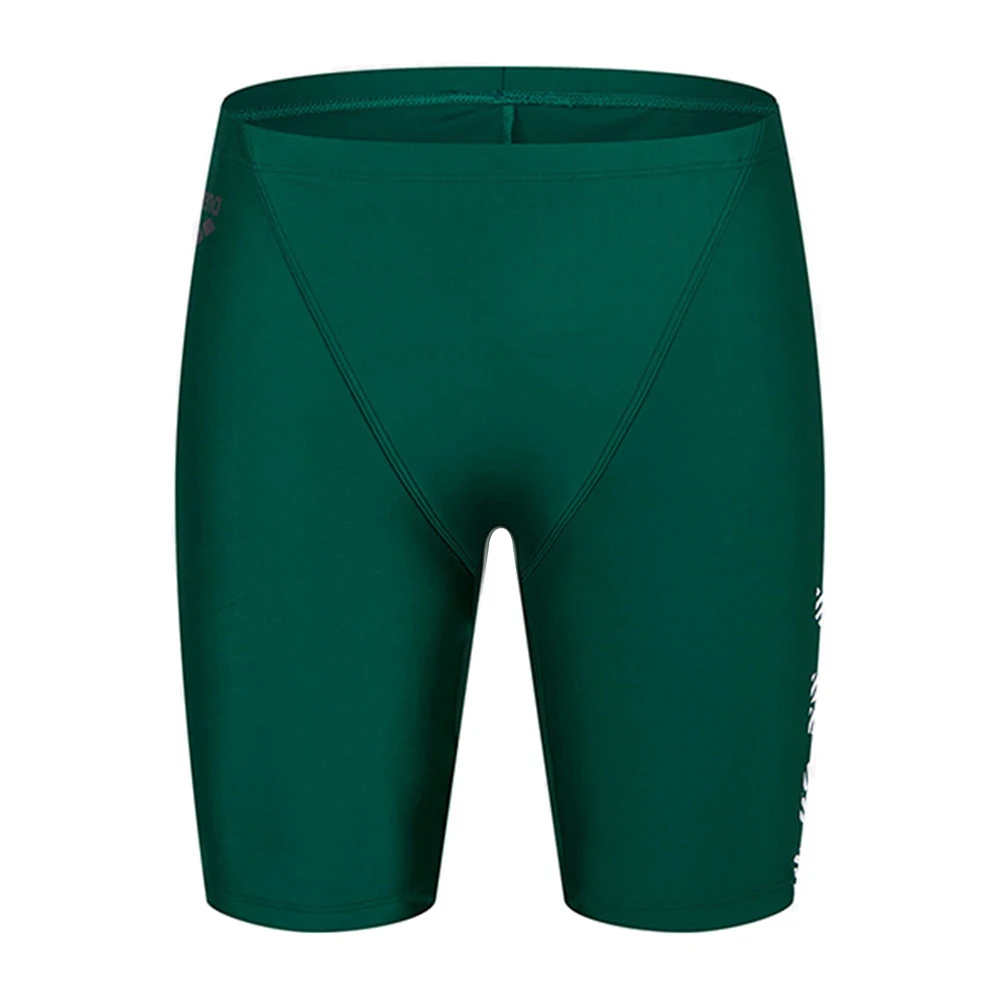 Mens Swimwear Jammer Training Swim Short Trunks Summer Beach Tight Swimming Pants Breathable Swimsuits Diving Sports Surf Shorts