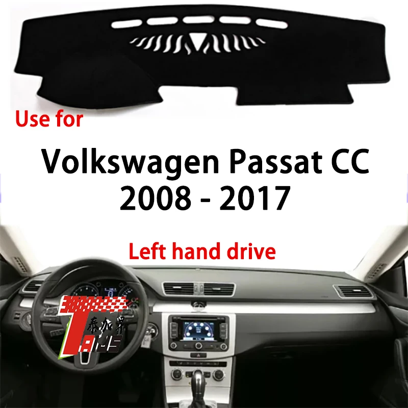 

TAIJS Factory car accessories Polyester Fibre Car Dashboard Cover For Volkswagen Passat CC 2008-2017 Left hand drive