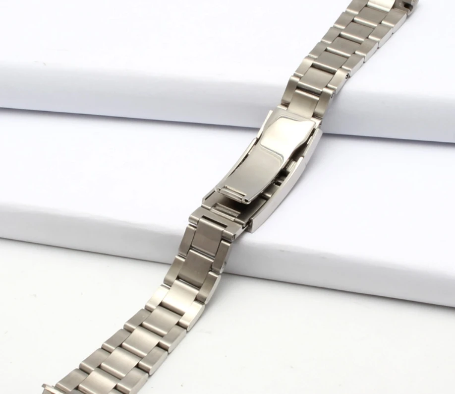 Stainless Steel Glide Flip Lock Deployment Buckle For Rolex Deepsea Submariner GMT Metal Watch Band