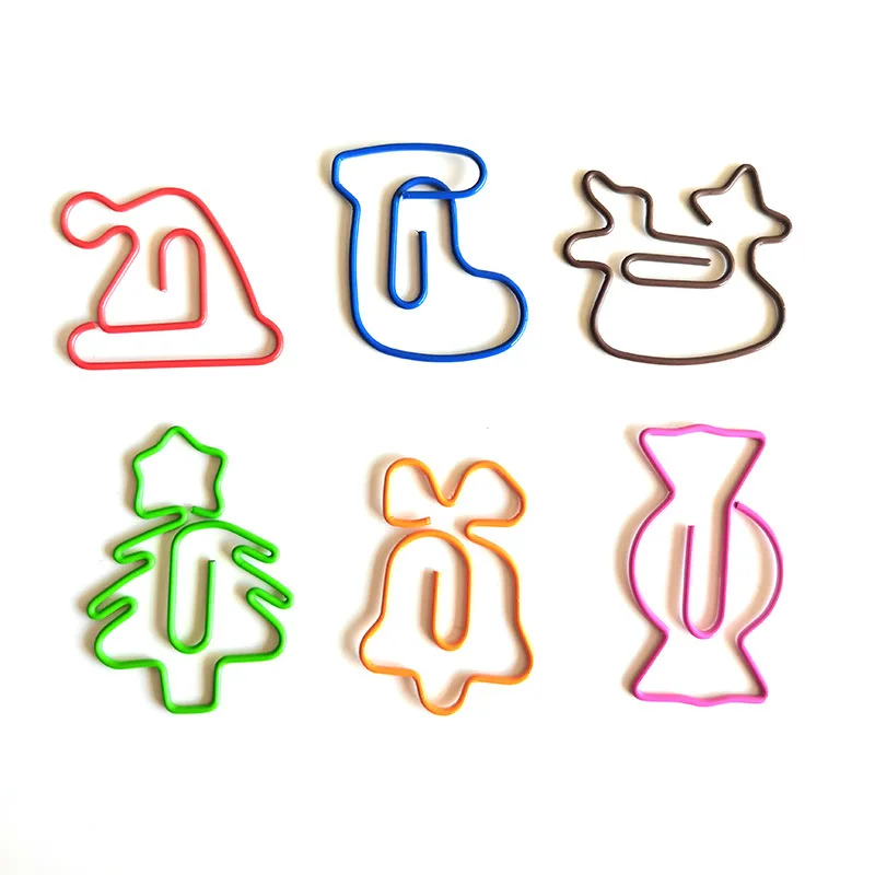 Металлические канцелярские зажимы в форме оленя