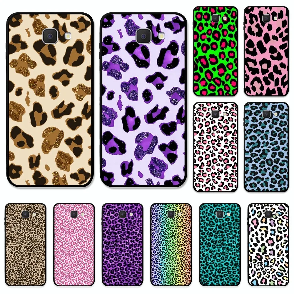 Чехол для телефона с леопардовым принтом Samsung J 7 Plus 7core J7 Neo J6 Prime J4 J5 чехол
