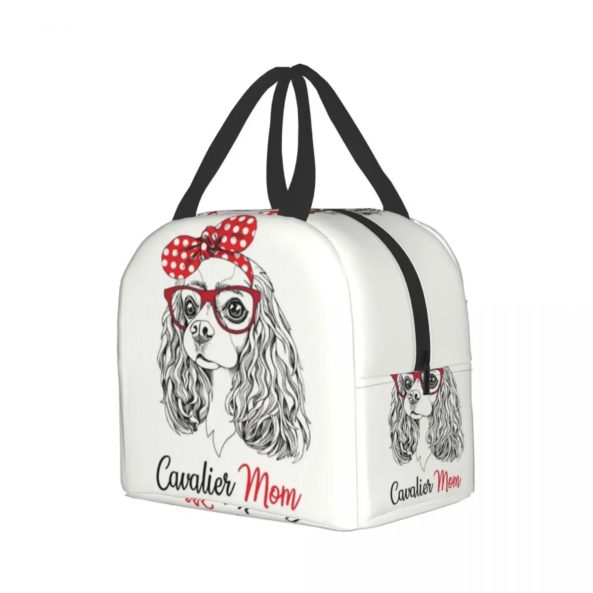 Портативный Ланч-бокс Cavalier King Spaniel для женщин водонепроницаемый