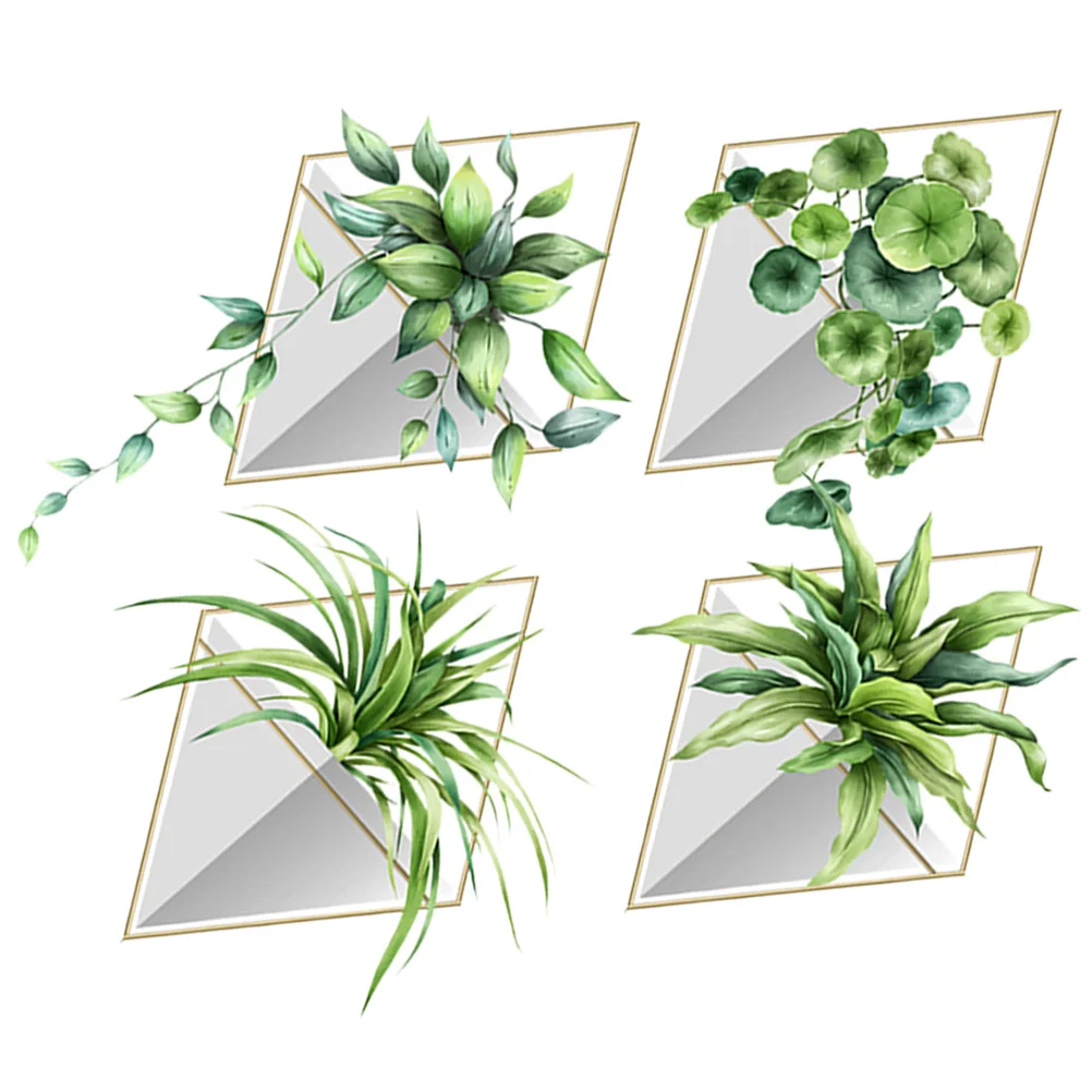 

Green Potted Wall Sticker Nursery Stickers Plants Decorative Decals Vivid