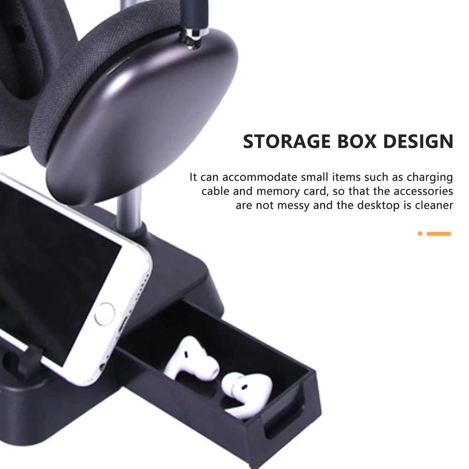 

Universal Headset Stand for Gaming Headset & Headphone Display with Base ABS Headphone Holder Stable Headset Display Stand