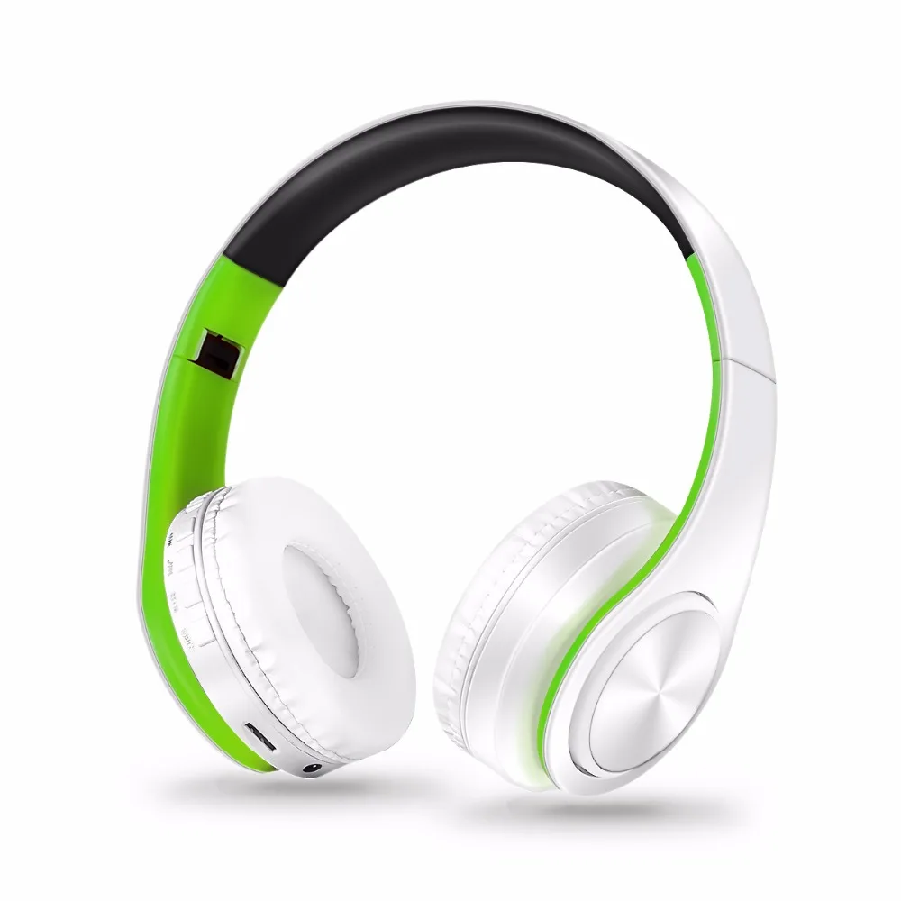 

Wireless Bluetooth Music Headset Stereo Headset with SD Card Support and Built in Mic for Mobile and iPad