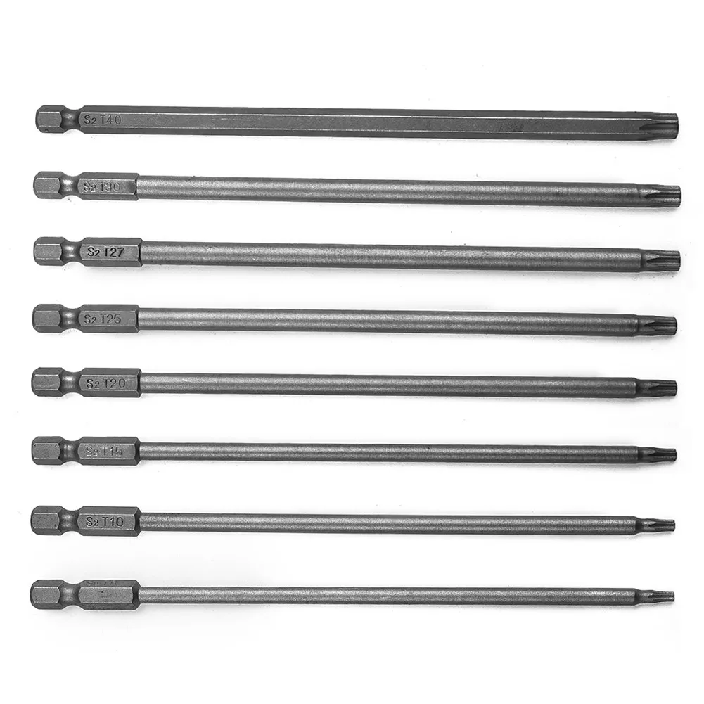 

Durable T15 T20 T25 T27 T30 T40 T8 Torx Bit Long Magnetic Screwdriver T10 150mm 1PC FREE POST Great Price & Quality Parts Tools