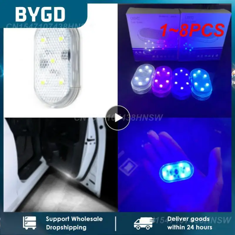 

Автомобильная магнитная Беспроводная лампа для защиты от столкновений, 1-8 шт.