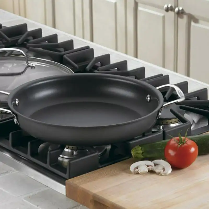 

Classic Non-Stick Hard Anodized 12" Pan with Medium Dome Cover