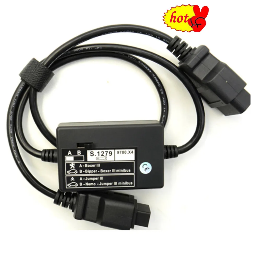 Модуль интерфейса для Lexia3 PP2000 для автомобилей C-itroen S1279 (Nemo,Bipper,Boxer III,Jumper III) Auto S.1279 интерфейс адаптера