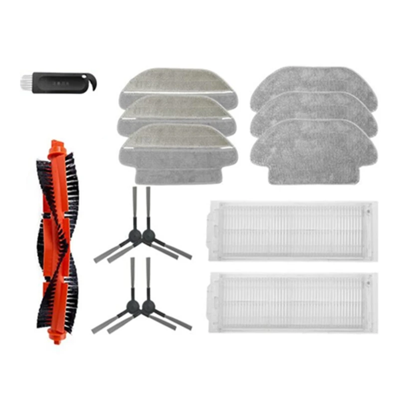 

For XIAOMI MIJIA Sweeping Mopping Robot Vacuum Cleaner STYJ02YM Spare Part Pack Kits Side Roller Main Brush HEPA Filter