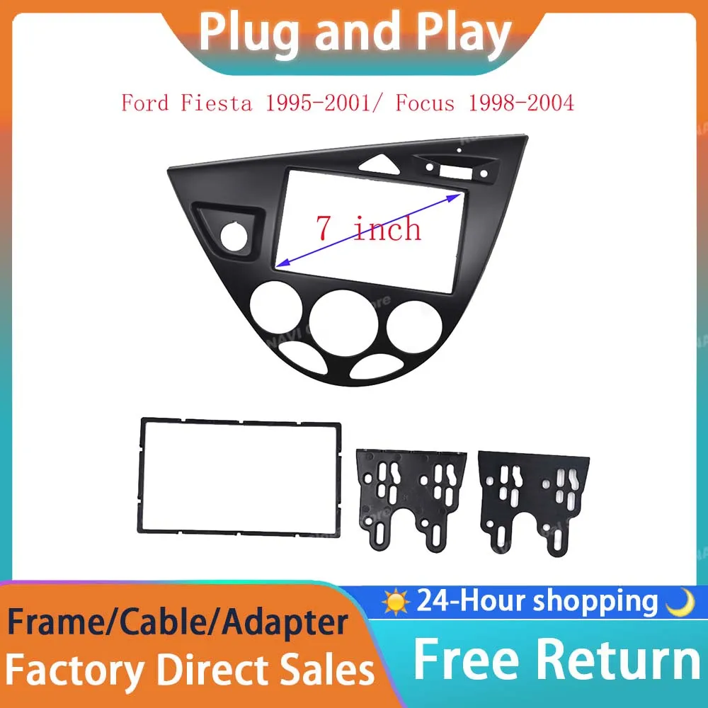 RSNAVI 2 Din радиоприборная панель Fasica для Ford Focus/Fiesta комплект монтажа стерео панели