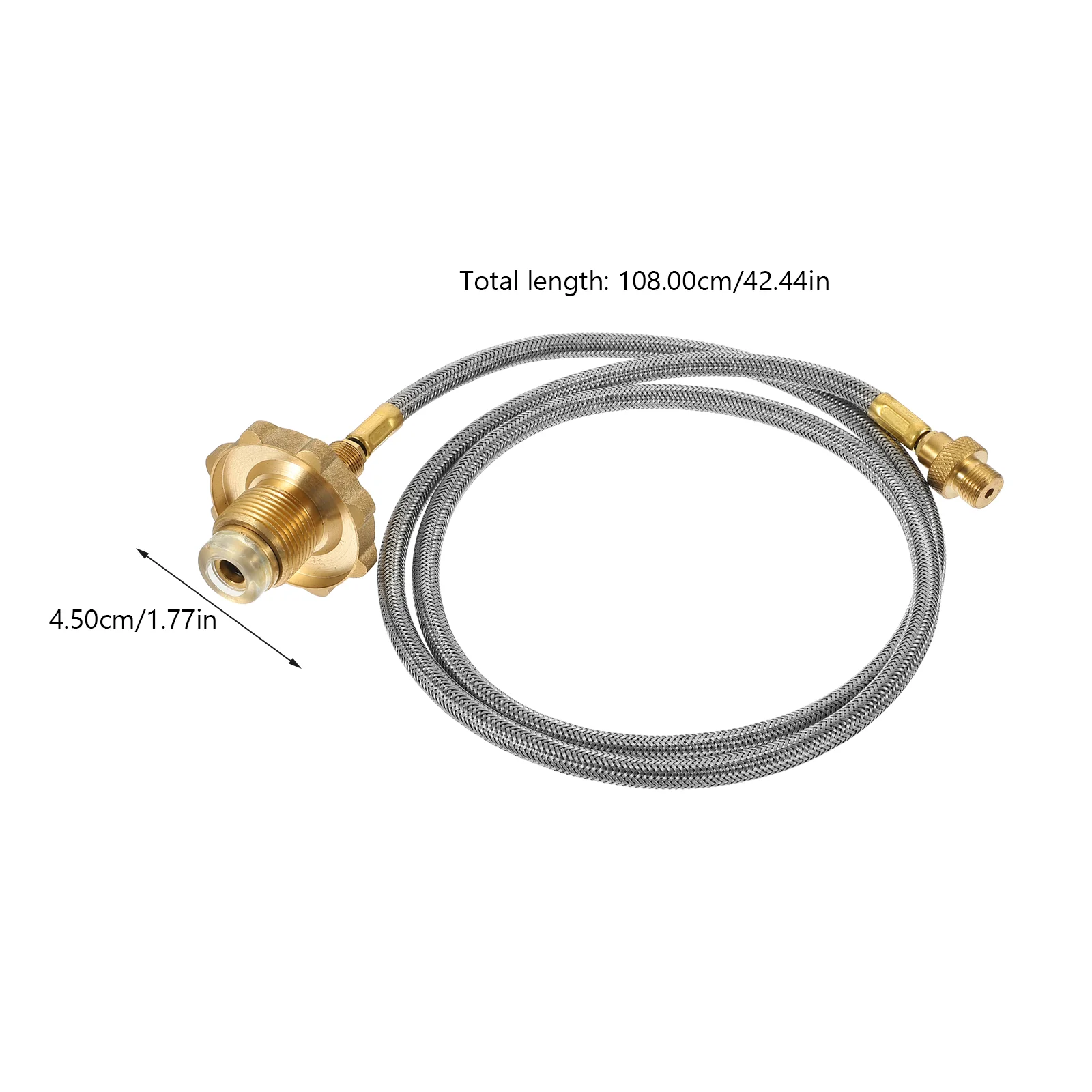 Адаптер для трубки баллона с пропаном 20 фунтов на 1 фунт шланг плетеная