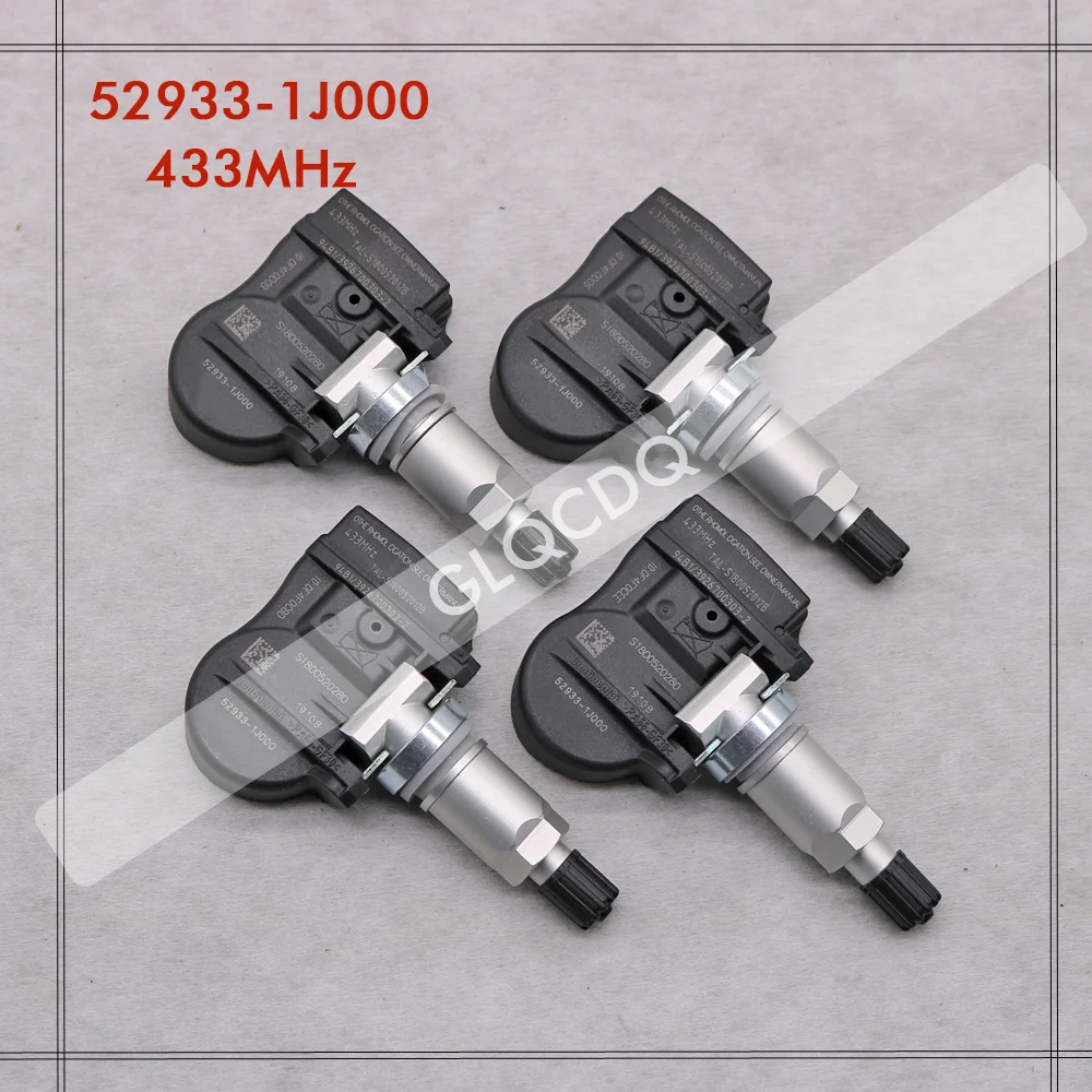 Датчик давления в шинах 52933-1J000, 529331J000, для HYUNDAI SOLARIS (RB) 2011-2017 гг., 433 МГц