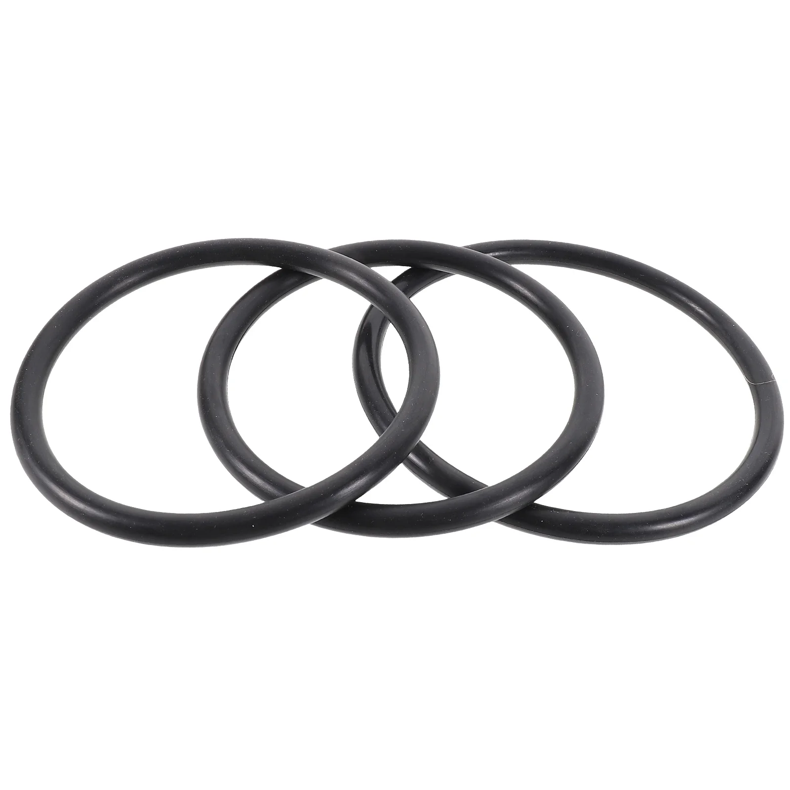 

Crystal Bowl Washer Black Ring Cushion Tibetan Gasket Sound Instruments Cushions Singing Rubber Rings