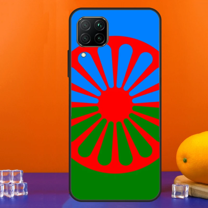 Фото Чехол Gypsy Romani Roma Flag для Huawei Nova 12s 12i 11i 8i 9 10 SE Y91 Y90 Y60 Y70 Y72 Y61 P20 P40 Lite P30 P60 Pro №3