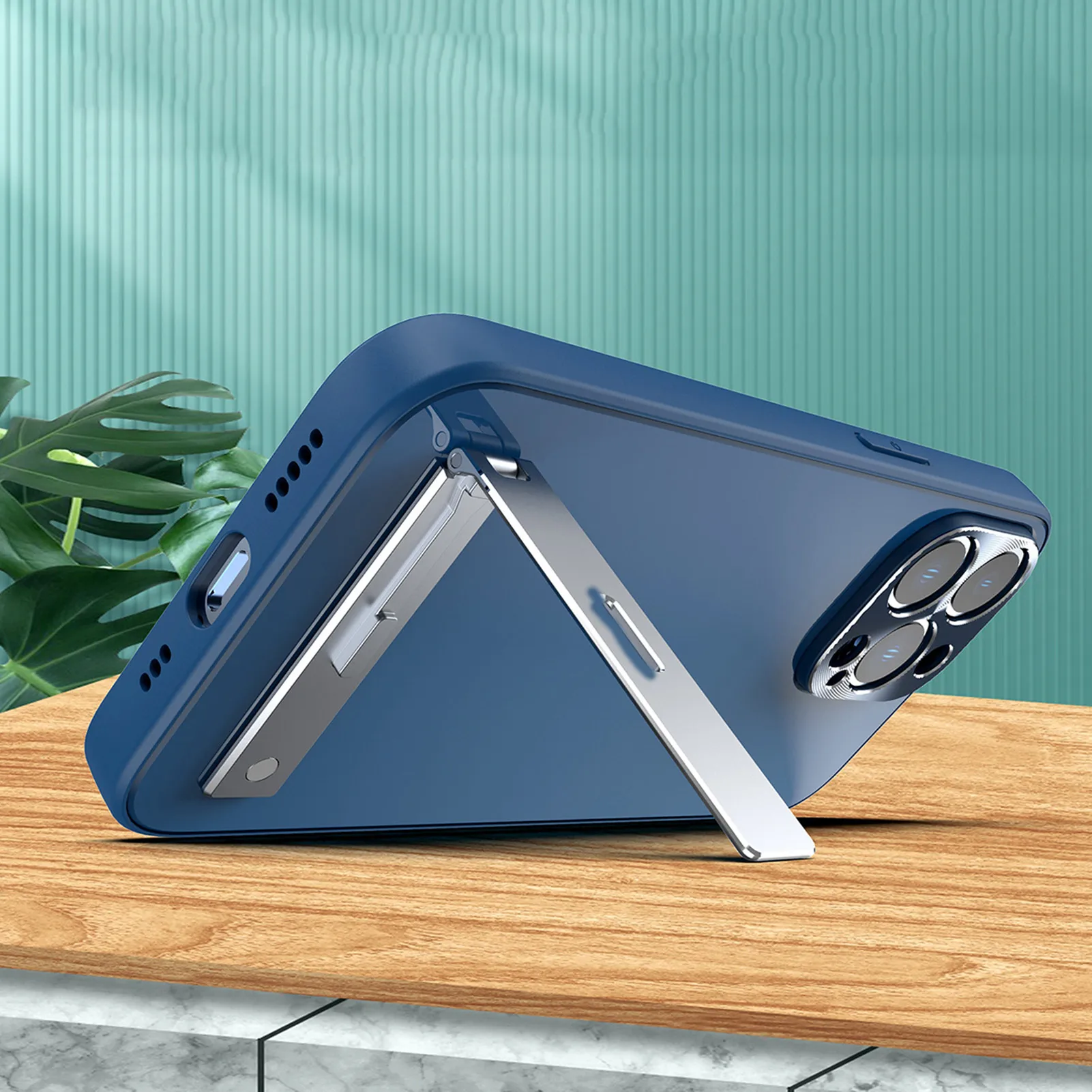 

Ultra-Thin Invisible Back Stick Mobile Phone Support Metal Durable Quick Install Phone Holder Rack for Apple Android Dropship