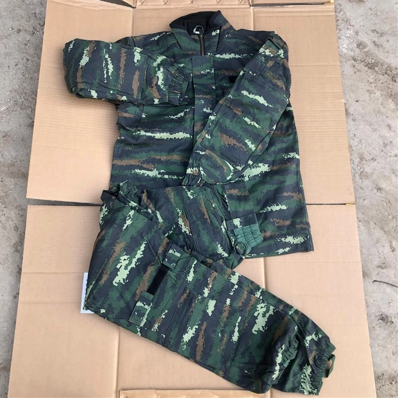 

Tiger stripe suit military style suit