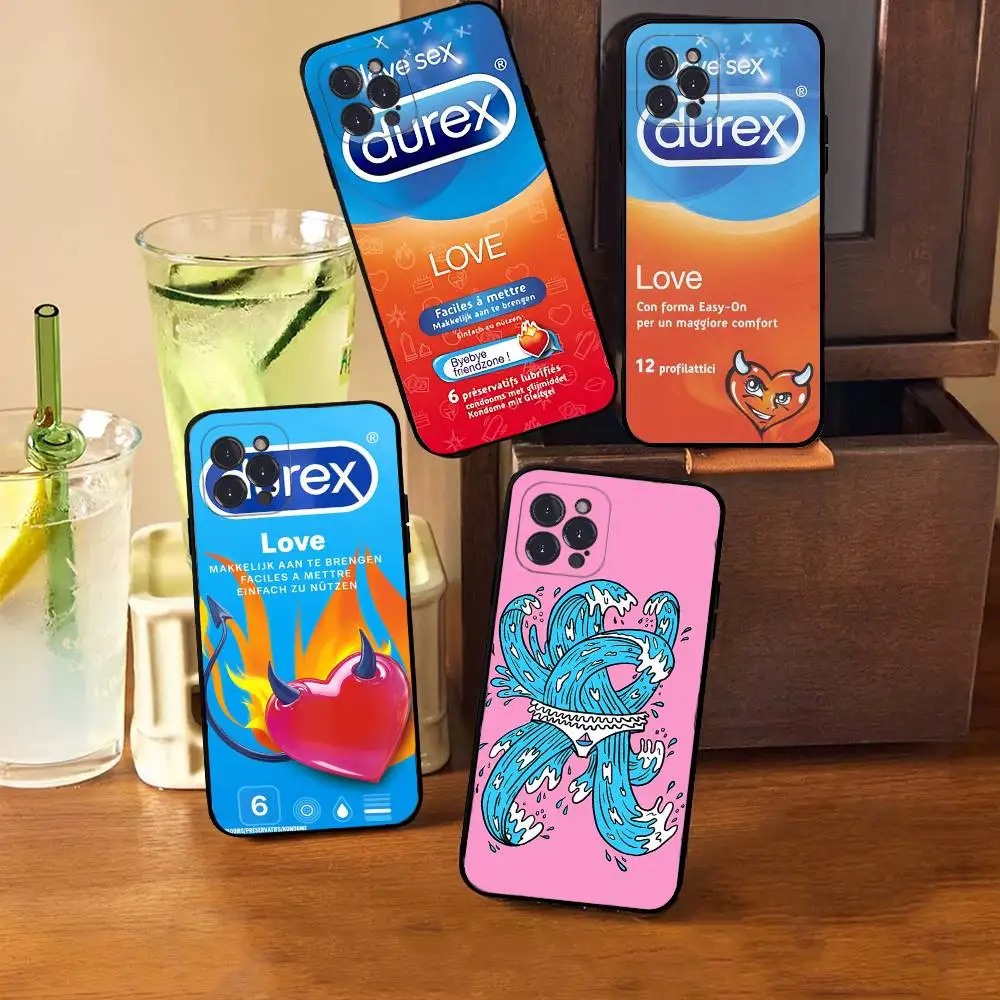 Фото Чехол для телефона с логотипом D-Durex для Iphone 17, 16, 15, 16e, 14, 13, 12, 11 Pro Max Plus, чехол №5