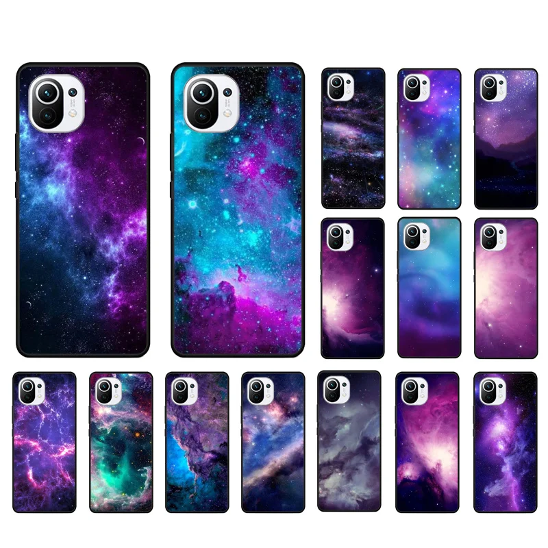 

interstellar Purple Space Star Phone Case for Xiaomi 12 Mi 10T 11T 11 Pro 10 10T 11 lite 10pro 11Ultra Poco X3 Pro Poco F3 M3