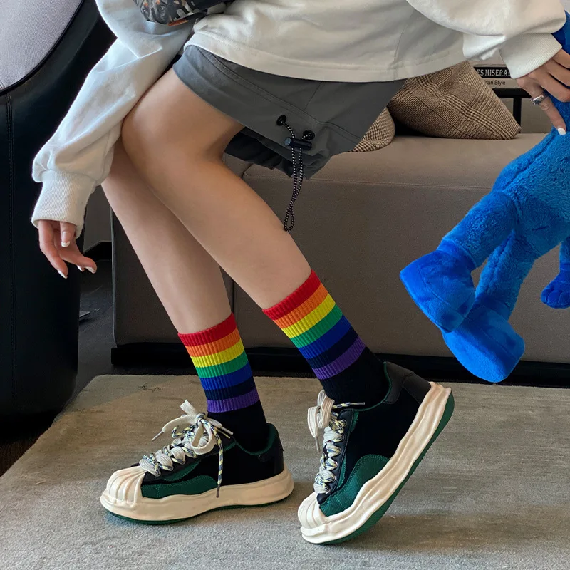 Casual men and women's shoes thick bottom couple shoes students sports ins tide shoes spring and summer