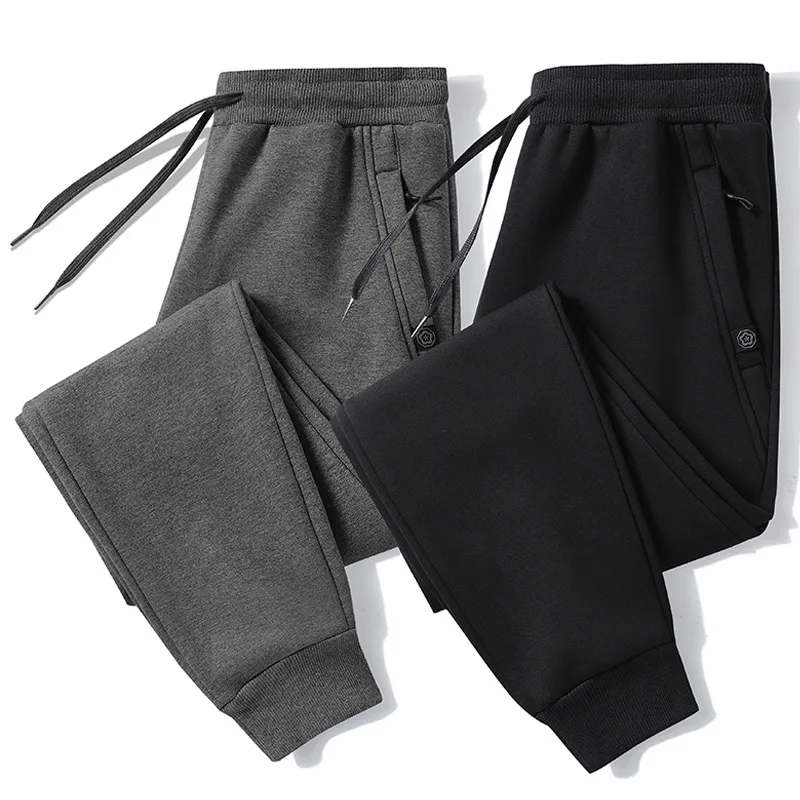 

Новинка весна-осень мужские хлопковые повседневные брюки шикарные мужские свободные спортивные бриджи для бега однотонные бриджи