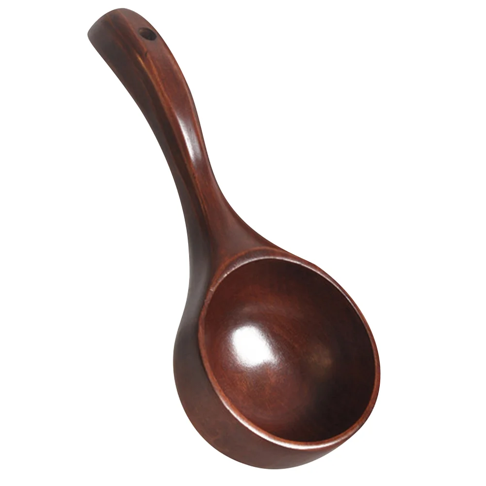 

1Pc Wooden Spoon Safe Nice Chic Fine Wooden Tableware Wood Ladle Kitchen Cooking Scoop