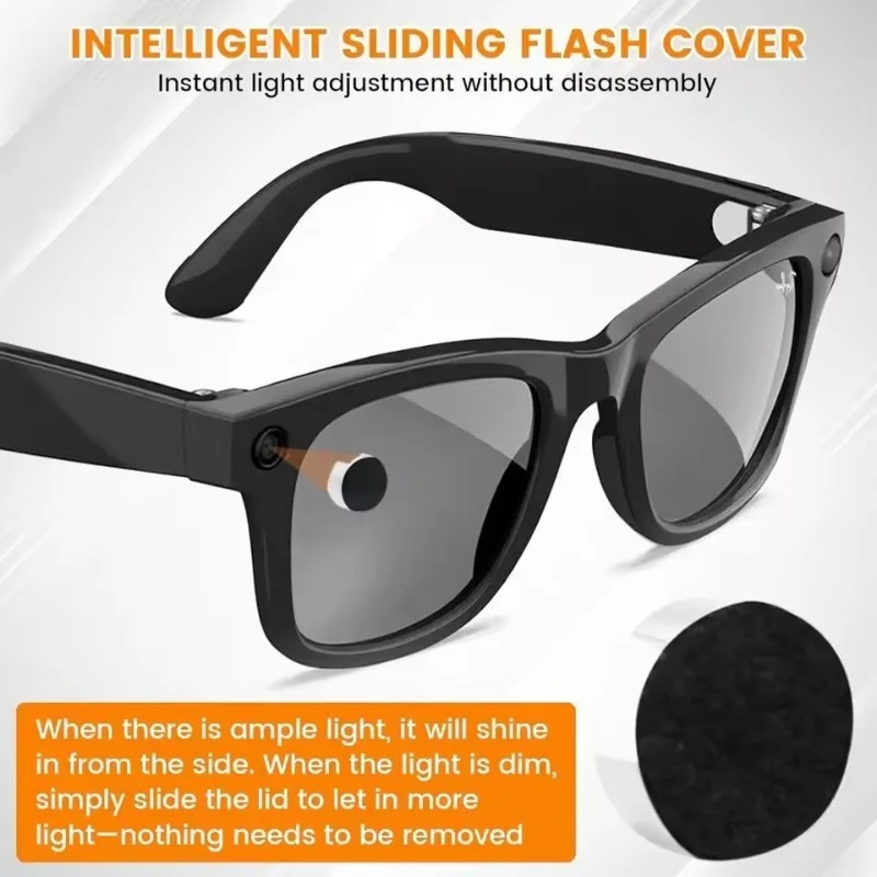 Фото Светодиодная наклейка для умных очков Ray-Ban Meta & Gen 2 Wayfarer RW4012/RW4008/RW4006 Skyler Headliner & Oakley Meta HSTN №2
