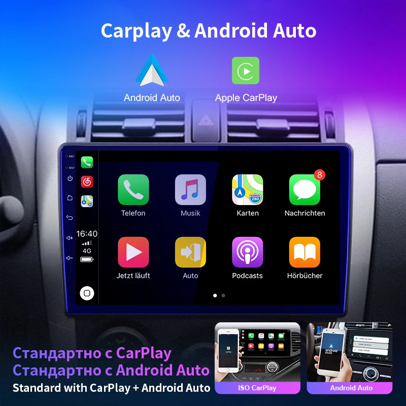 $102.63 EKIY T7 Carplay Android 10 Car Radio Multimedia Video Player For Ford Focus 3 2011-2019 Android Auto Stereo Navigation 2din DVD