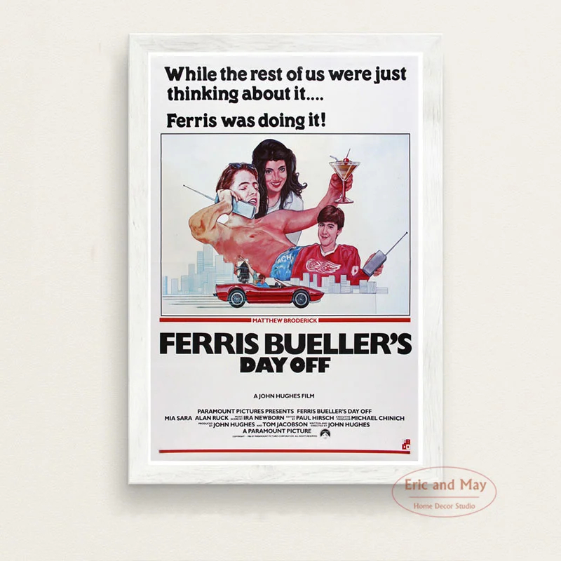 

Ferris Bueller's Day Off Movie posters and prints Canvas Painting Vintage Poster Decorative Home Decor Obrazy