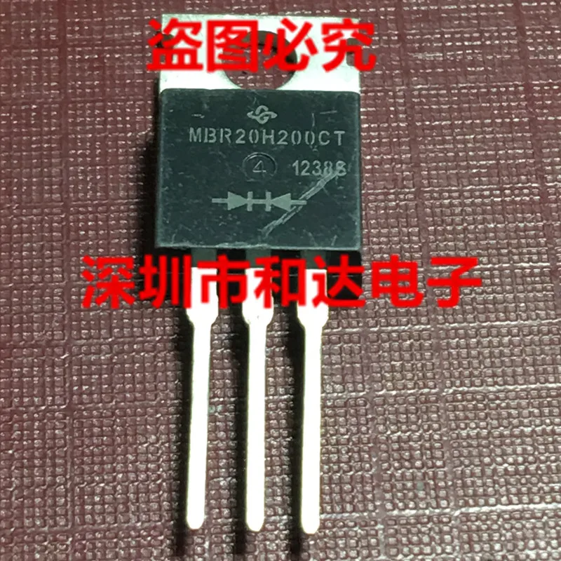 

5 шт.-10 шт. MBR20H200CT TO-220 200 в 20A оригинальный запас Новинка