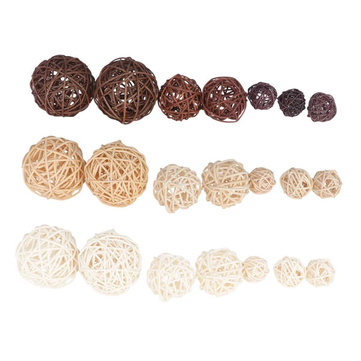 

21 Pcs Wedding Decoration Christmas Hanging Decorations Tree Takraw Wooden