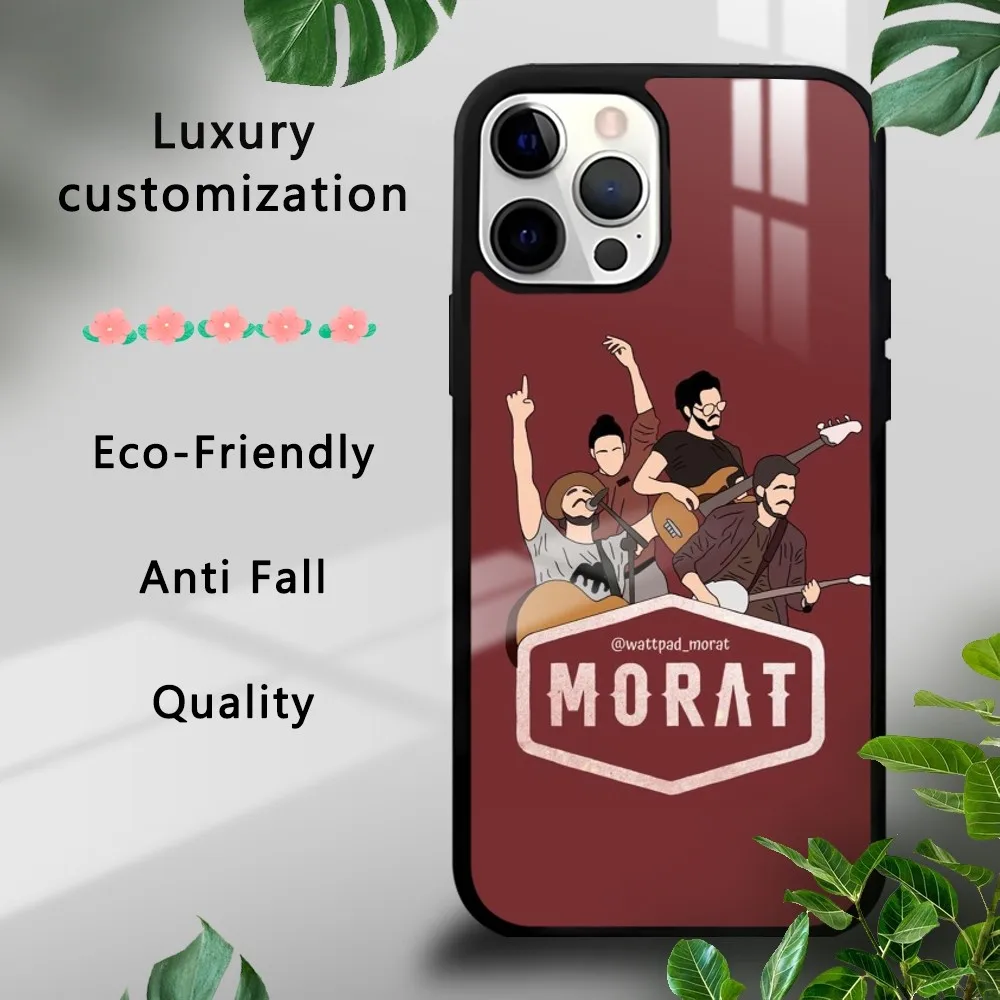 M-Morat Band Music Phone Case For iPhone 16 15 14 13 12 11 Pro Xs Max Mini Plus Celulares Hard Funda Dropshipping