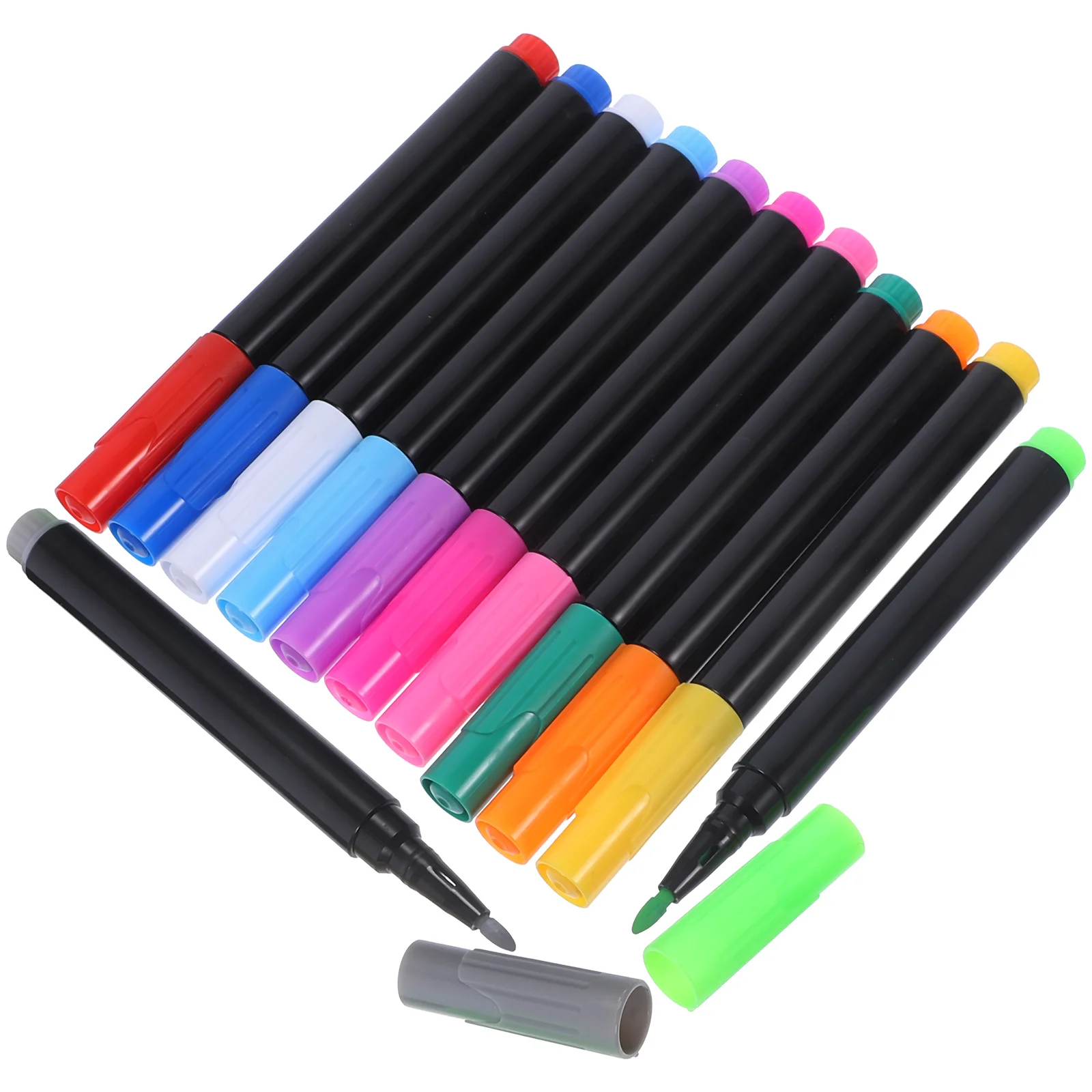 

12Pcs Blackboard Marker Pens Portable Markers Chalkboard Chalk Markers Colored Liquid Markers